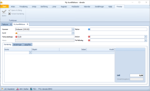 Registrera kundfakturor direkt i reskontran